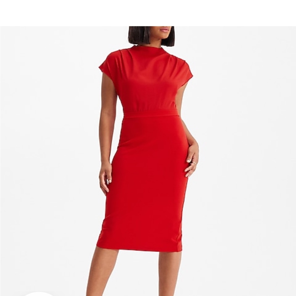 NWT! Beautiful Red midi dress!!!!Express size small